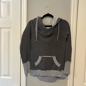Lululemon two toned gray hoodie size 4